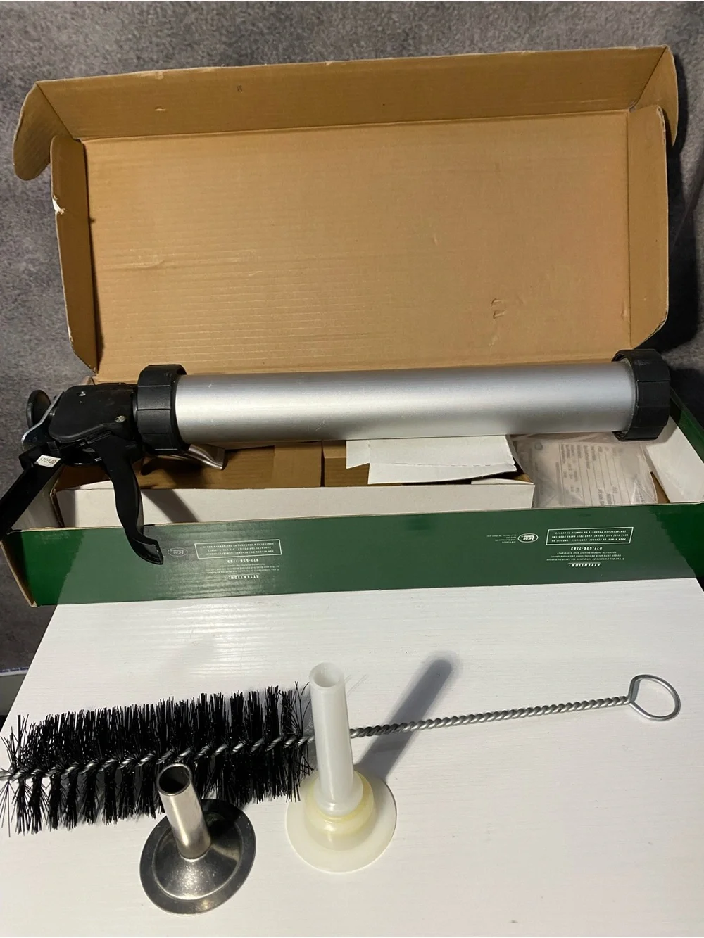 LEM The Original Jerky Cannon Model 468 Meat Gun 1.5 lb Capacity Complete